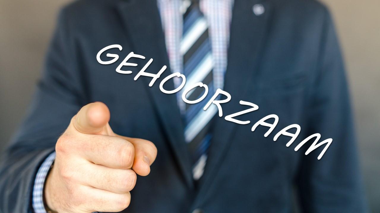 Een kenteken voor je gehoorzaamheid